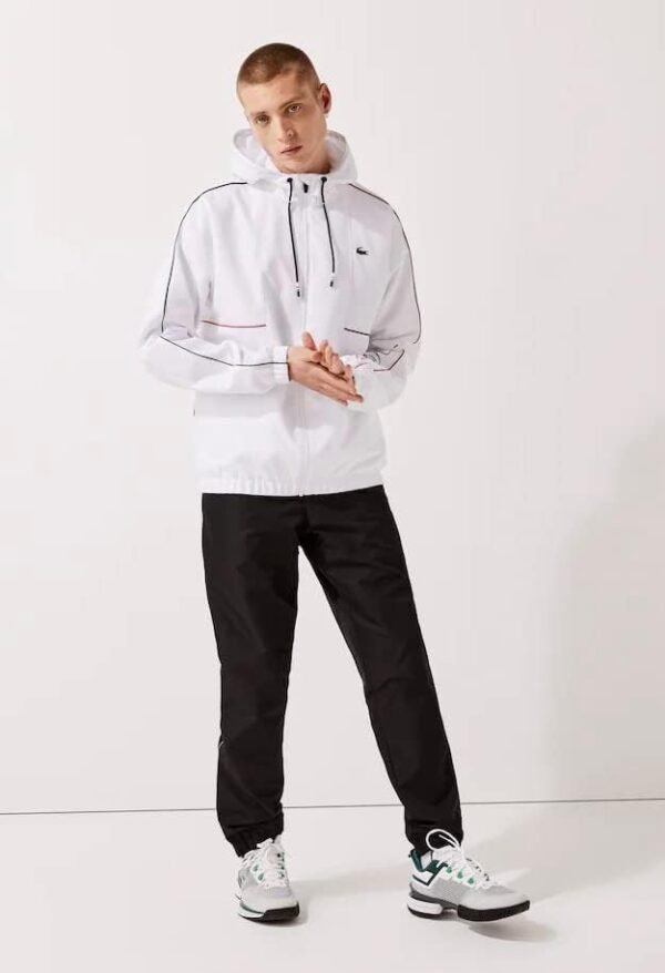 Lacoste Men's SPORT Crocodile Print Tracksuit, White/Black/Red/Black, 2XL - Image 2