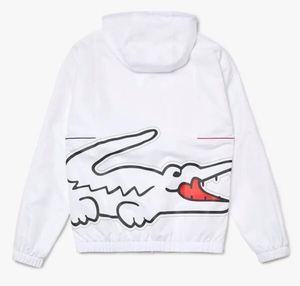 Lacoste Men's SPORT Crocodile Print Tracksuit, White/Black/Red/Black, 2XL - Image 6