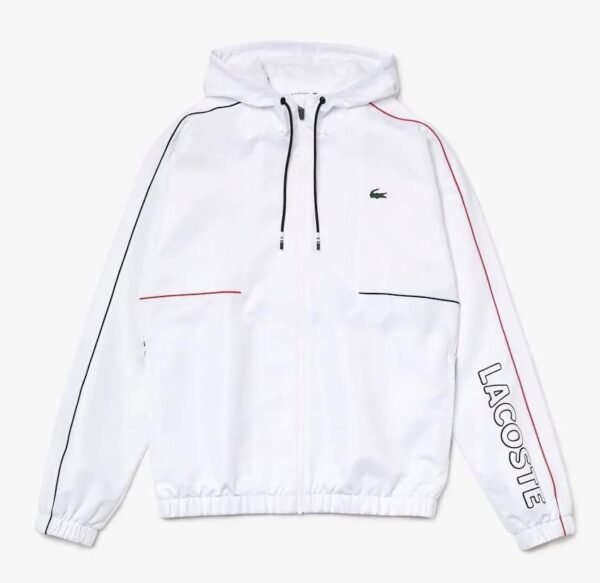 Lacoste Men's SPORT Crocodile Print Tracksuit, White/Black/Red/Black, 2XL - Image 5