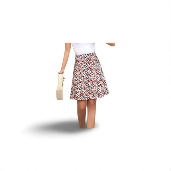 Women's Modest Skirt 20" Knee Length Skirt Skorts with 4 Pockets Lightweight Travel Long Skirt with Inner Shorts
