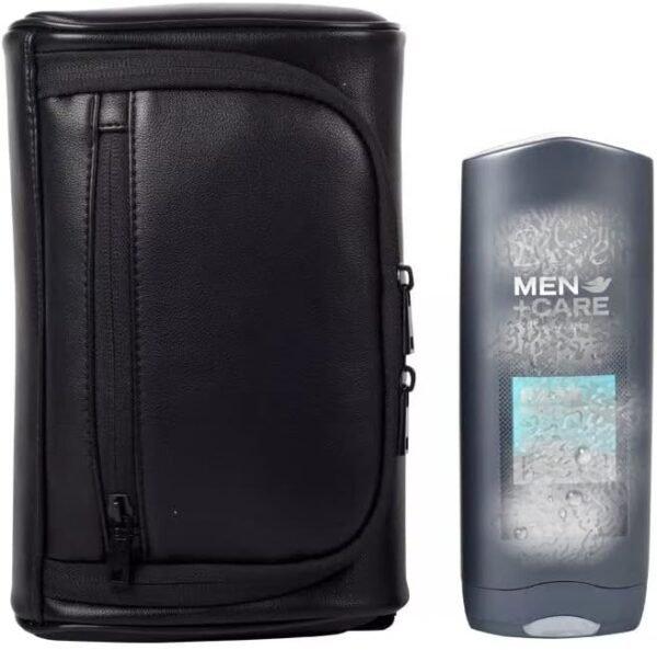 Shcnlery Personalized Small Toiletry Bag for Men,Premium Quality Durable and Stylish Travel Organizer for Travel, Grooming and Personal Care,Waterproof Leather Dopp Kit Gifts for Men - Image 14