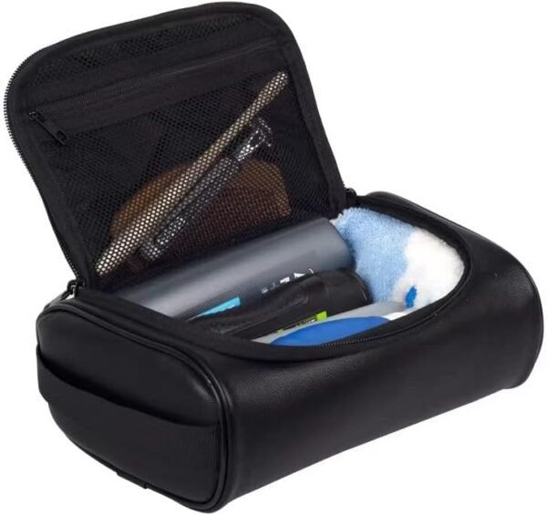 Shcnlery Personalized Small Toiletry Bag for Men,Premium Quality Durable and Stylish Travel Organizer for Travel, Grooming and Personal Care,Waterproof Leather Dopp Kit Gifts for Men - Image 12